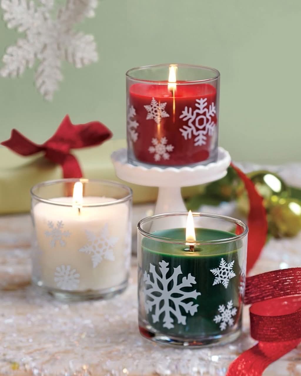 Christmas Candle Jars